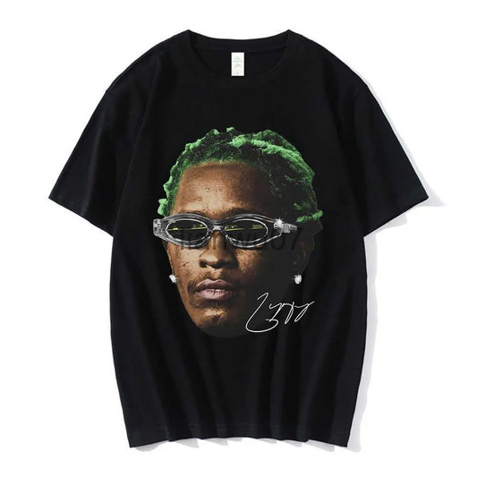 Mens T-Shirts Rapper Young Thug Graphic T Shirt Men Women Fashion Hip Hop Street Style Tshirt Summer Casual Short Sleeve Tee Shirt Oversized J230705