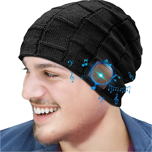 Bluetooth Beanie Hat, Gifts for Men Women Stocking Stuffers Christmas Birthday Gift Tech Gadget for Teen Boy Girl Teenager